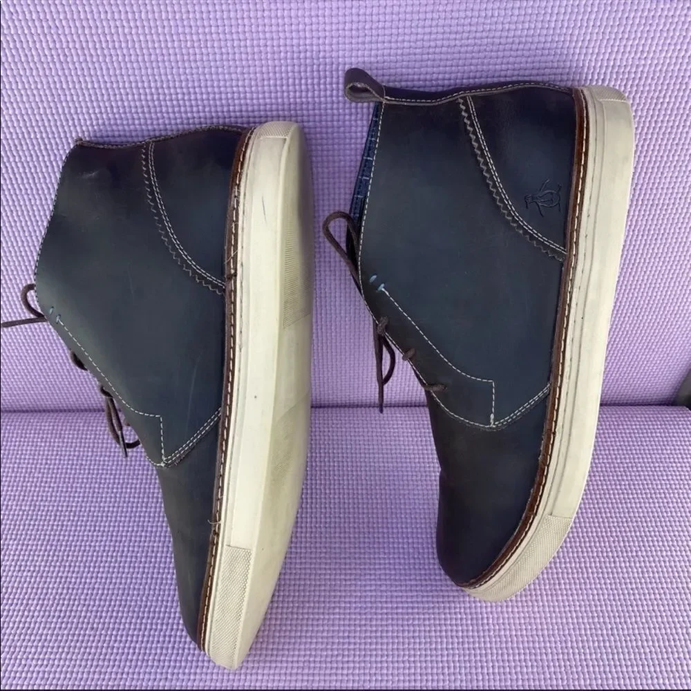 Original Penguin Leather Lace Up‎ Chukka Boot Brown 12